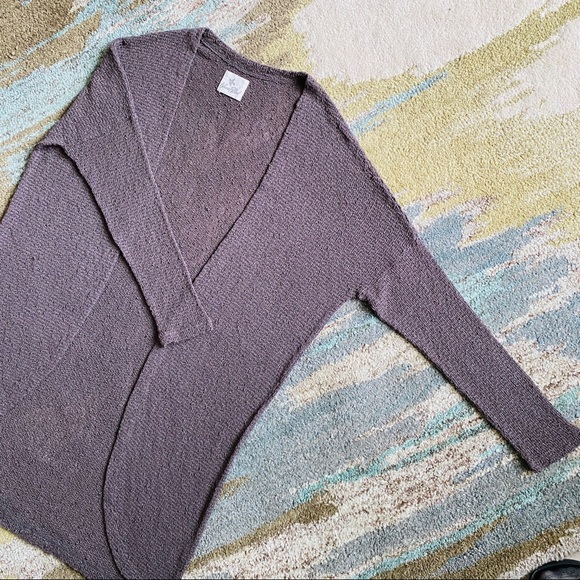 OTHERS FOLLOW cardigan long, lightweight, dusty plum - Picture 1 of 6